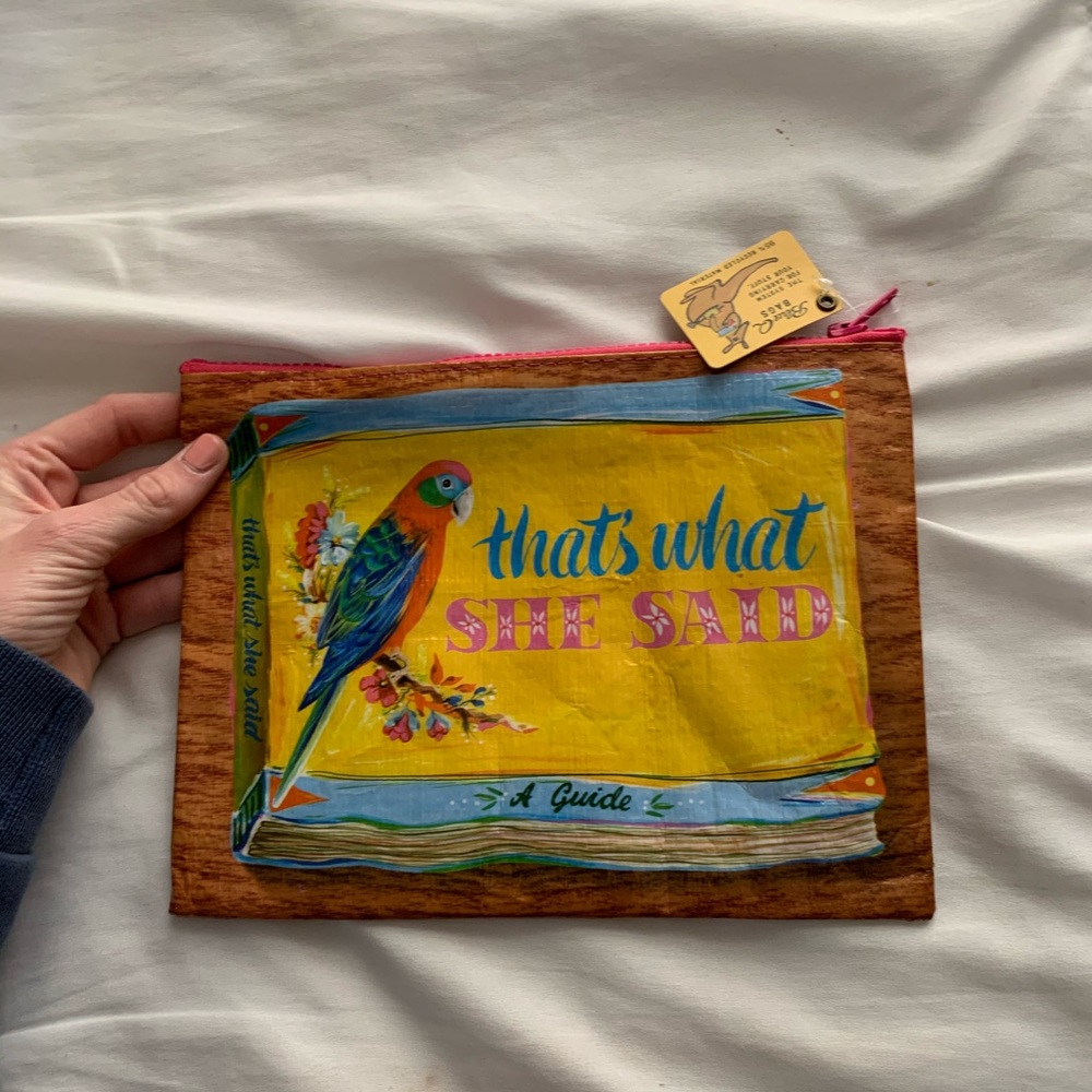 “That’s what she said” zipper pouch